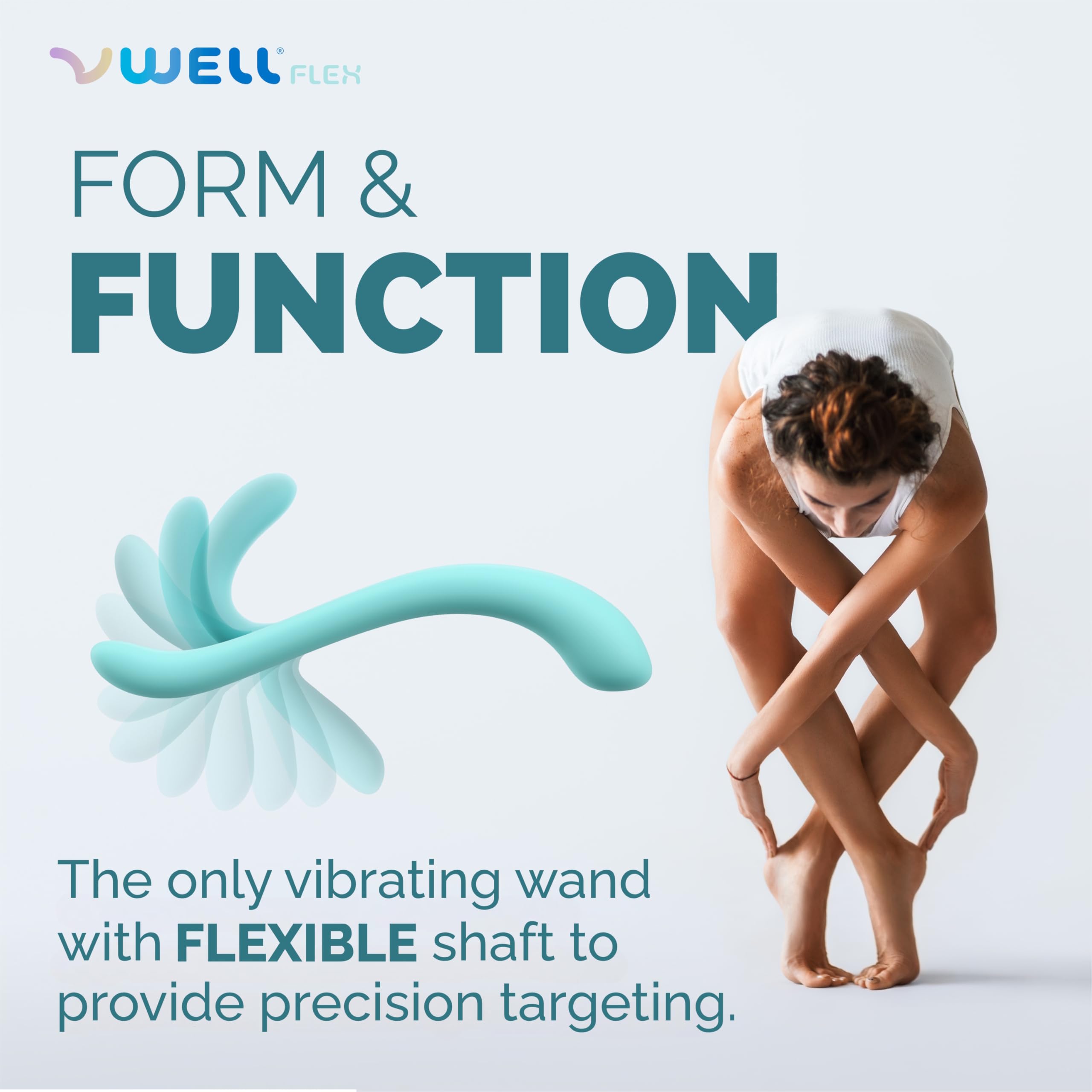 VWELL Flex dual motors provide broad and precise stimulation