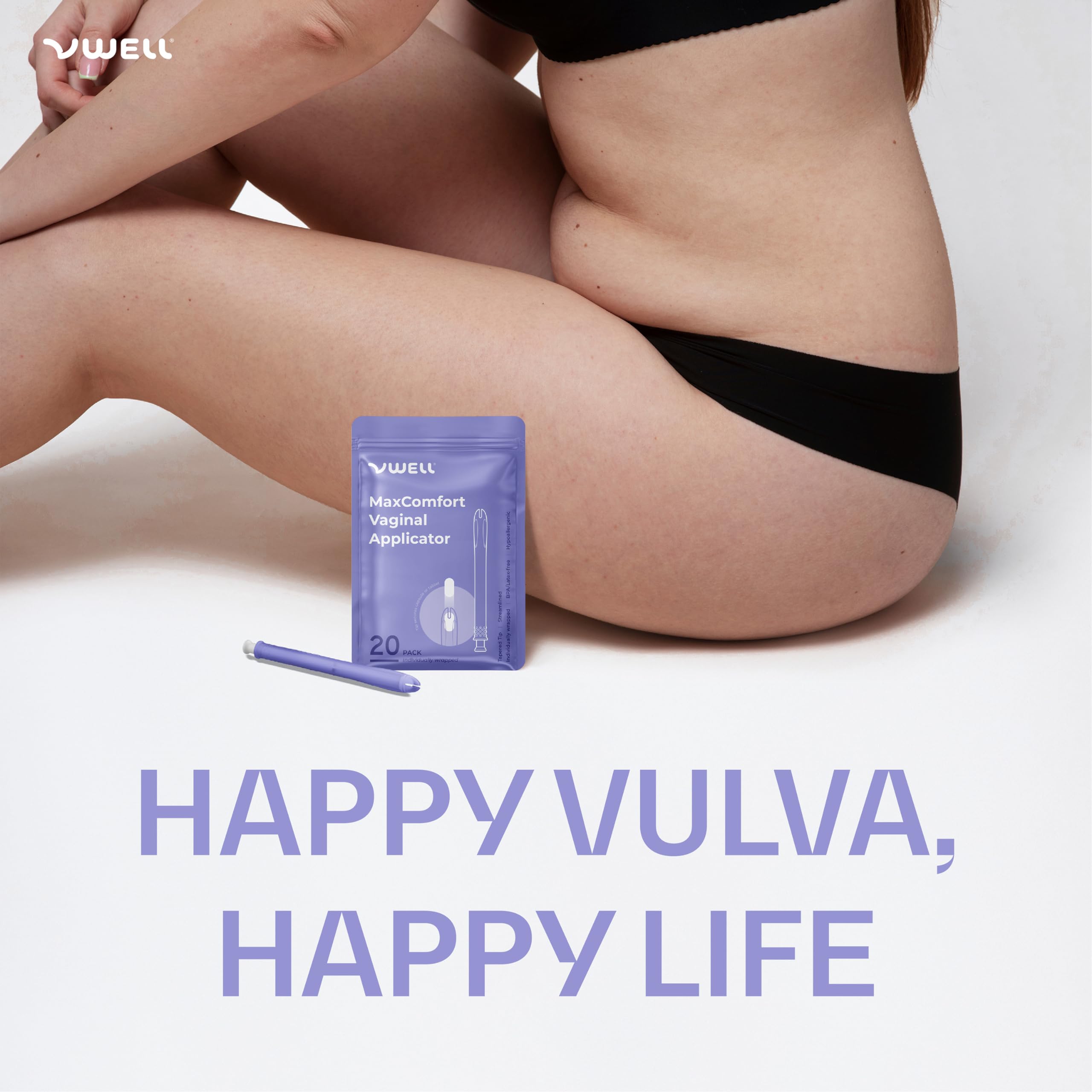 VWELL MaxComfort provides a smoother insertion experience for many users.