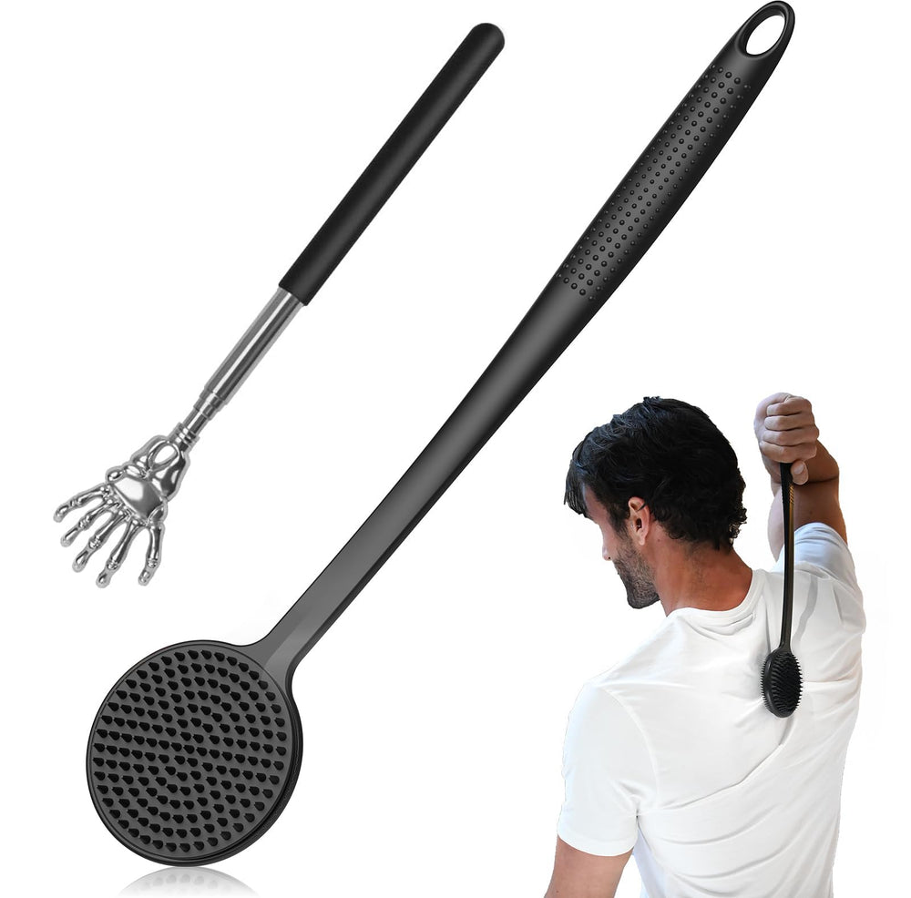 VWMYQ back scratcher long-handle design for easy reach and control.