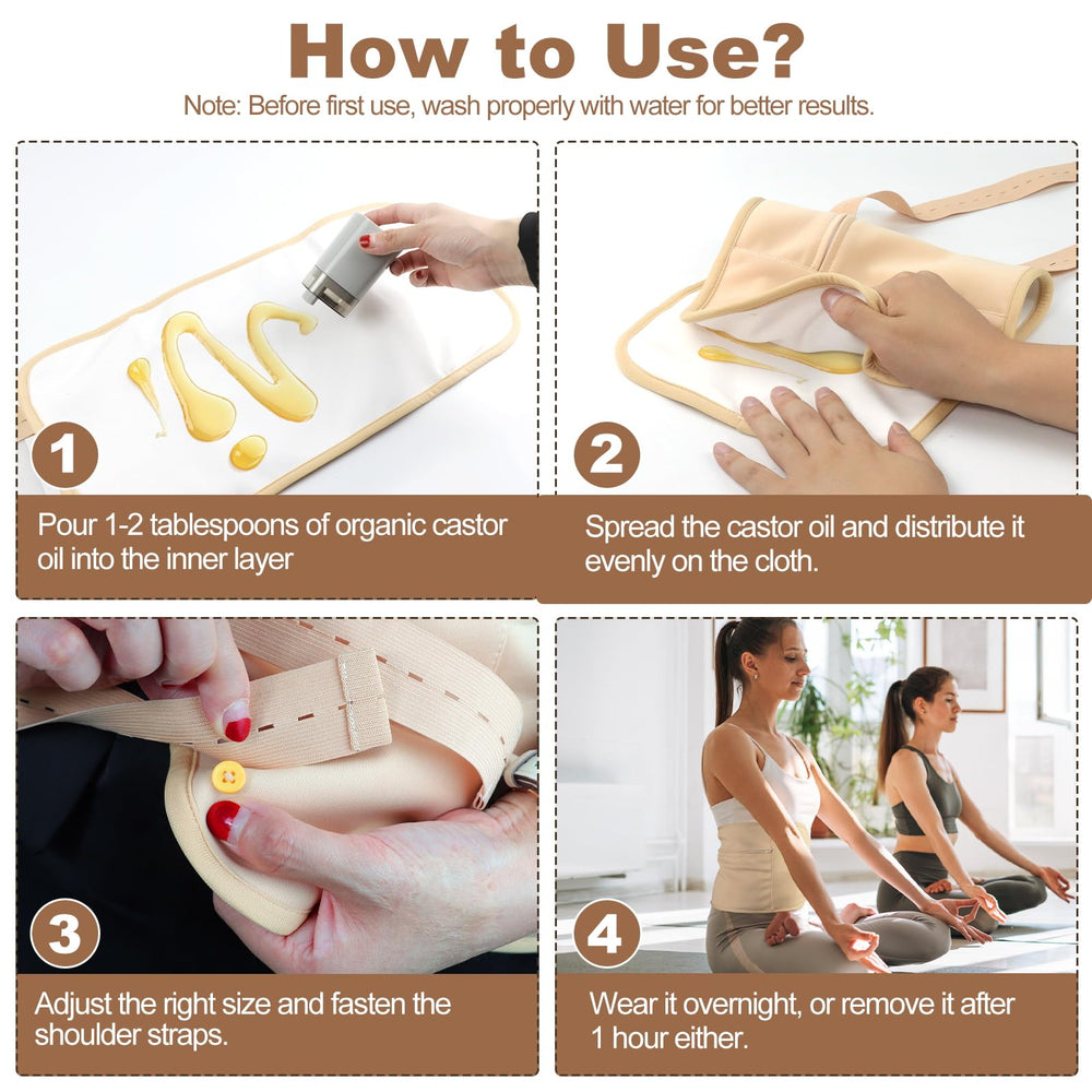 Vyaji reusable castor oil pads endure multiple machine washes.
