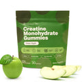 VYBRANCE LABS Creapure Creatine Gummies 5g + Taurine & B12 – Sugar-Free, Vegan, Gluten-Free (Green Apple) 120 Count