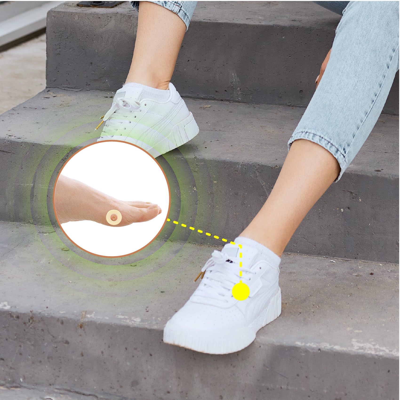 VYNFLICK corn pads thin, discreet fit for daily wear.