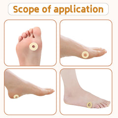 VYNFLICK corn pads self-adhesive stay in place under socks.
