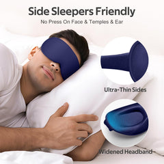 Vynix máscara para dormir de lado con banda estable.