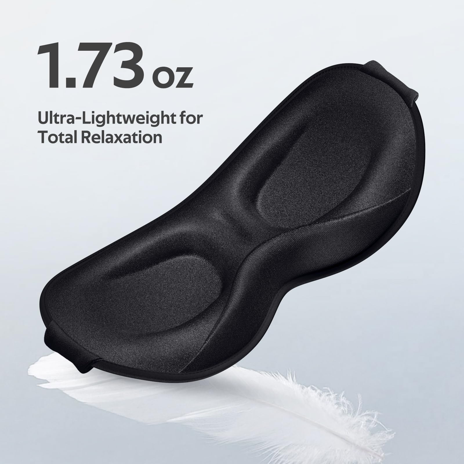 Vynix Sleep Mask silky lining provides gentle contact against skin