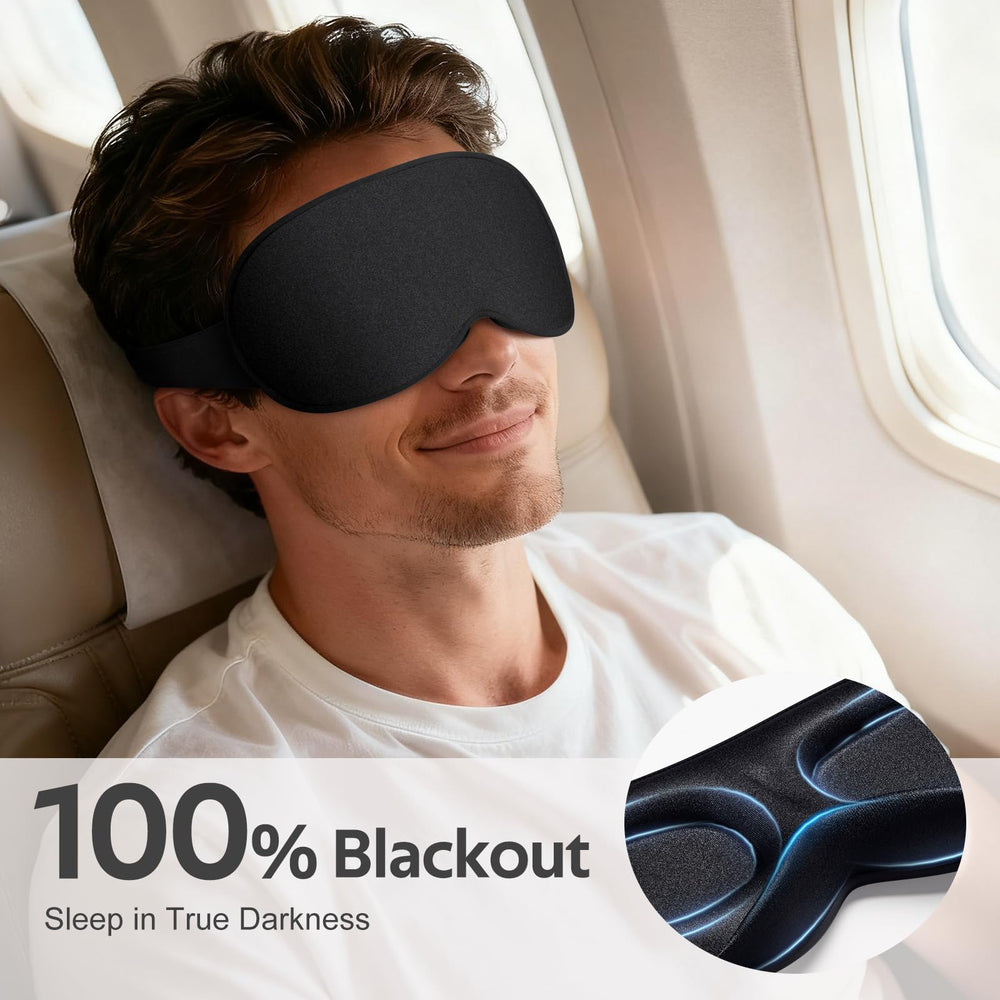Vynix Sleep Mask zero-pressure design protects lashes while blinking