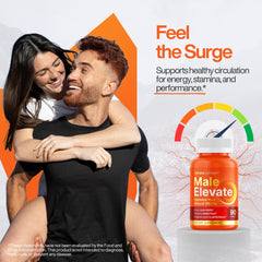 Vynora Testosterone Booster label close-up shows USA-made quality and purity.
