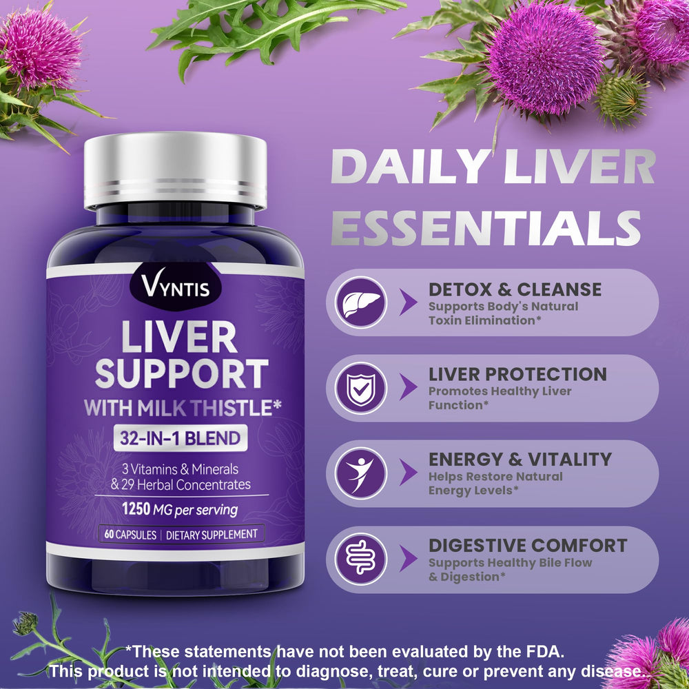 VYNTIS bottle pour shot suggesting easy 2 capsules daily dosage.