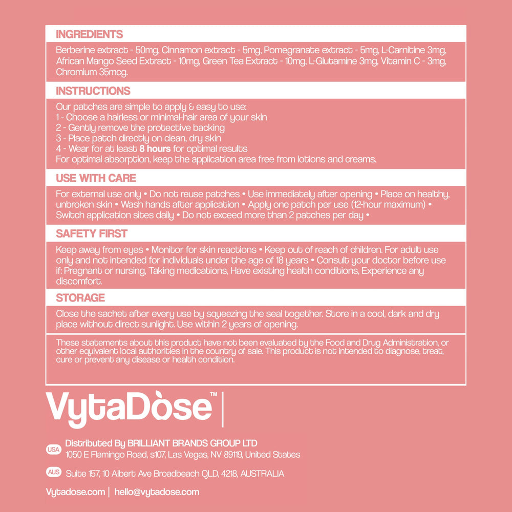 Vytadose Ozempatch discreet-under-clothes view suggests all-day invisibility.