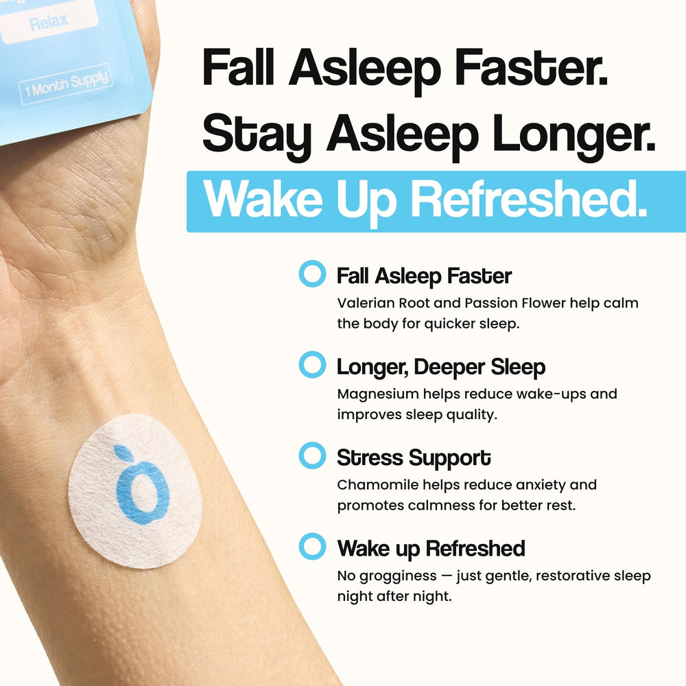 Vytadose Sleep Patch water-resistant design stays in place overnight.