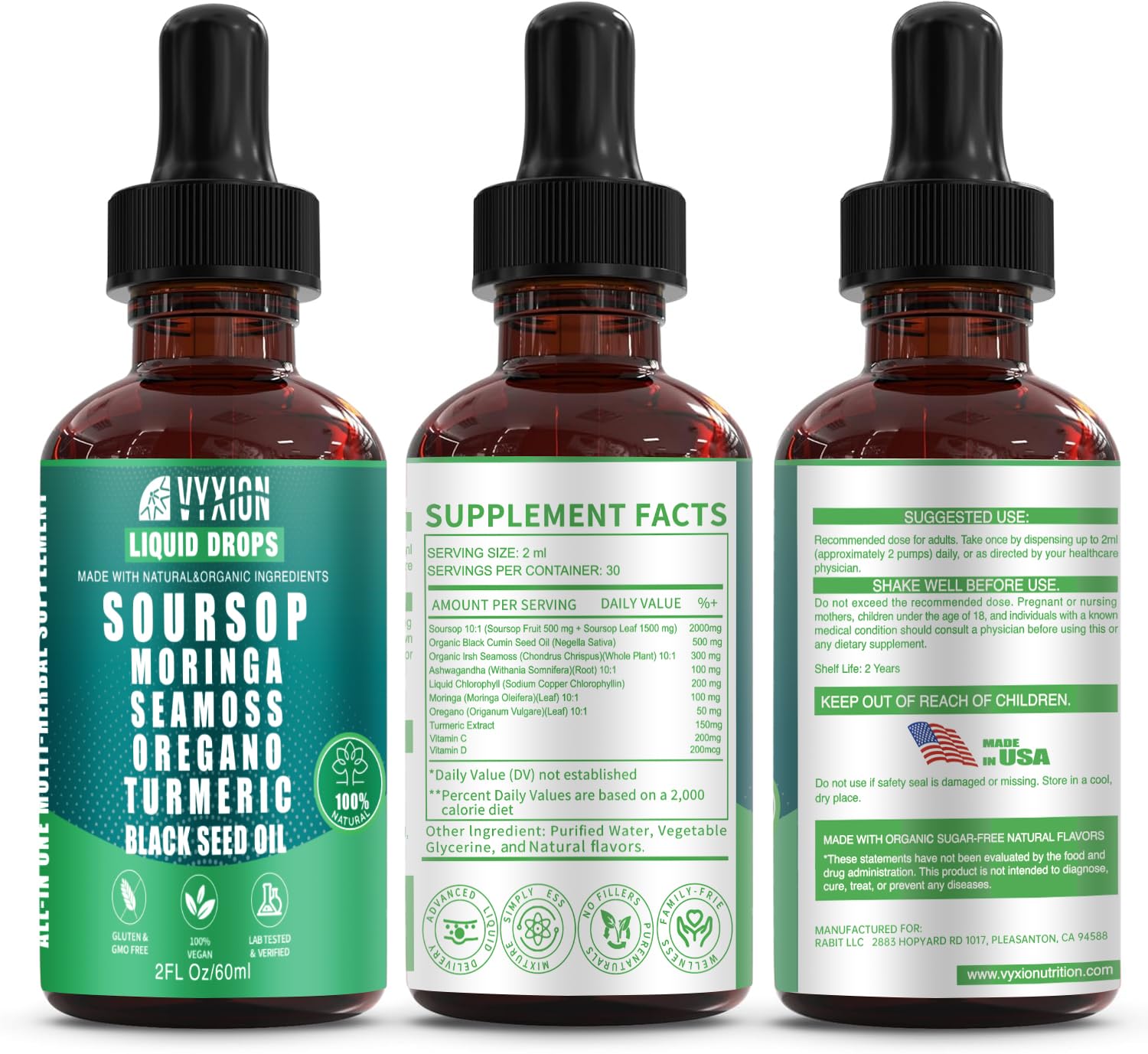 Vyxion Sea Moss plant shot highlighting natural energy support