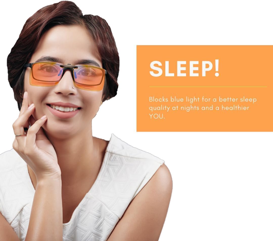 Vyzia Eye Comfort on Digital Screens during late-night streaming.
