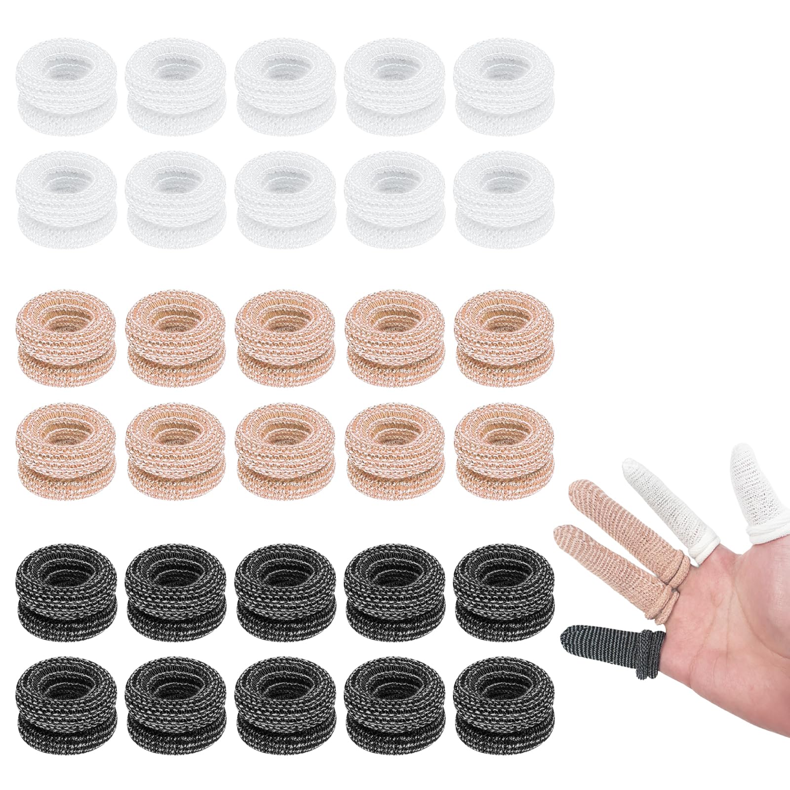 VZVOO finger protectors white pack for everyday tasks and protection