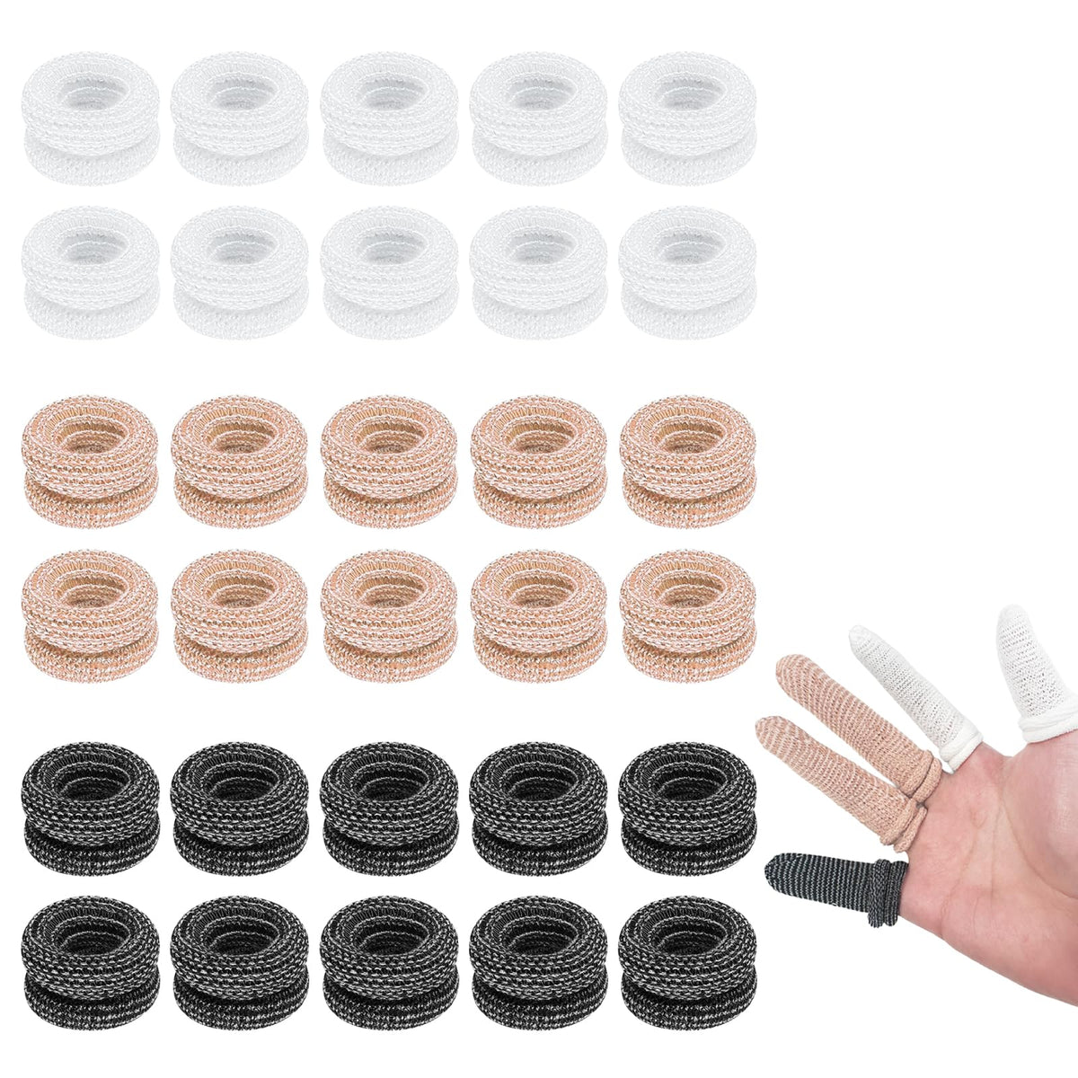 VZVOO finger protectors white pack for everyday tasks and protection