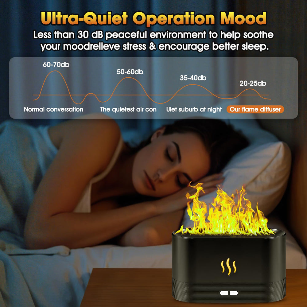 VZZNN touch-control panel diffuser for quick mood lighting adjustments.