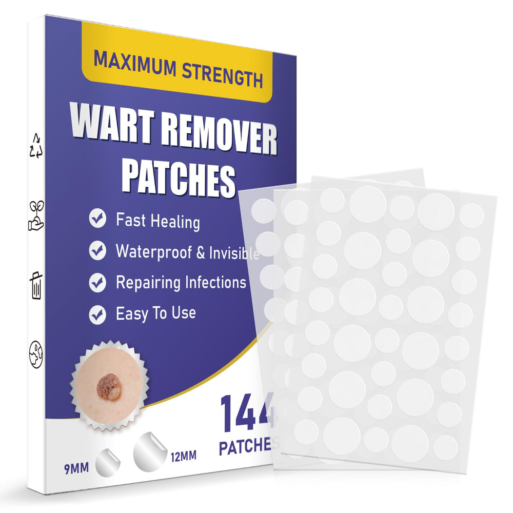 WABRINY wart remover patch packaging box for easy storage.