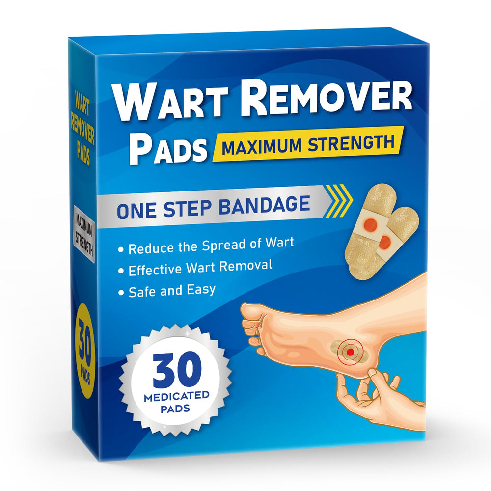 WABRINY Wart Remover Pad packaging and product box.