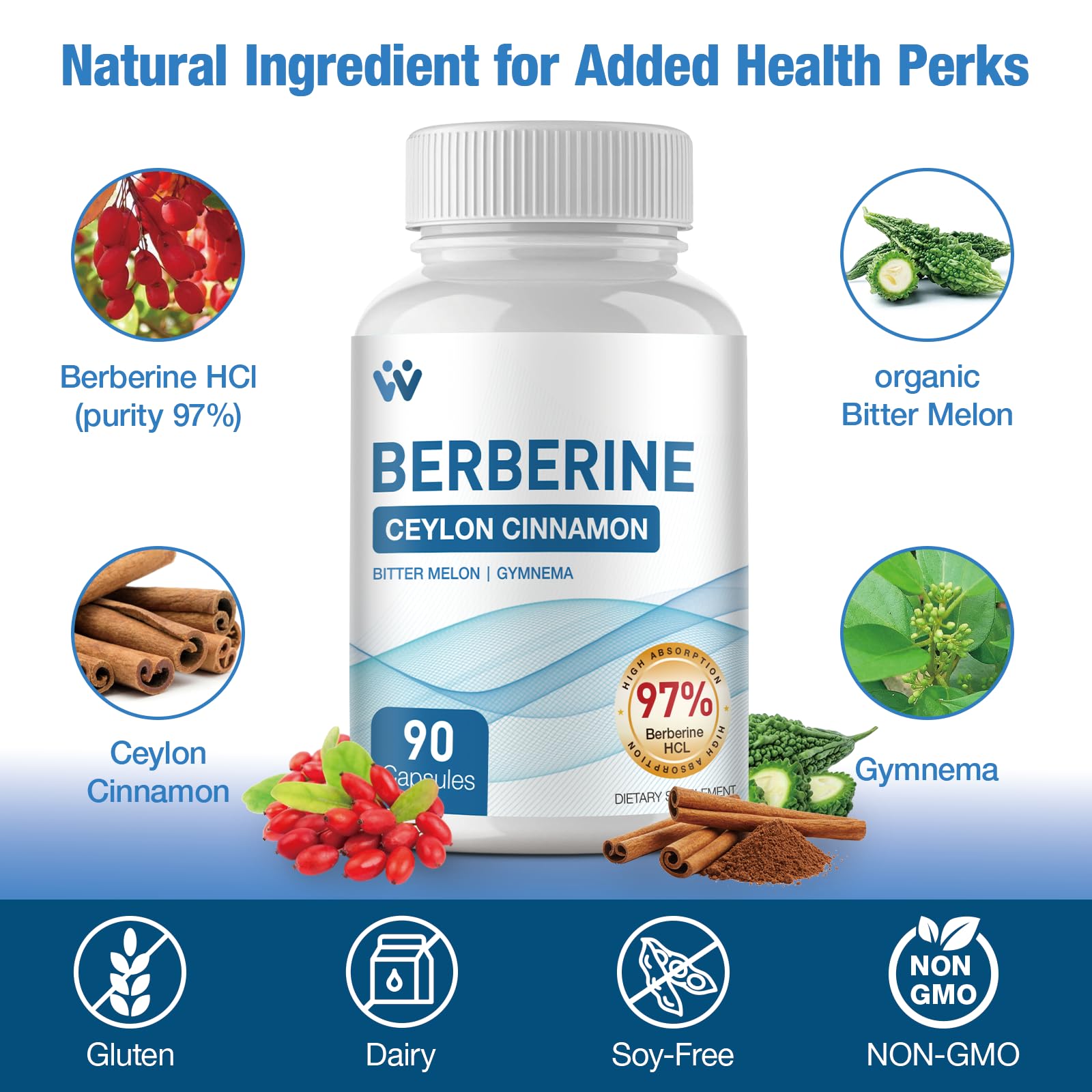 WACHRAY Berberine capsules daily dosing scene highlights convenient use