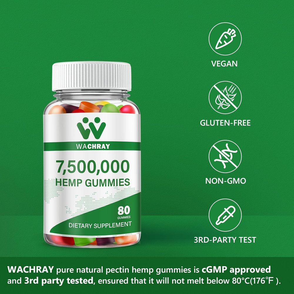 Nighttime routine with Wachray gummies for restful moments.