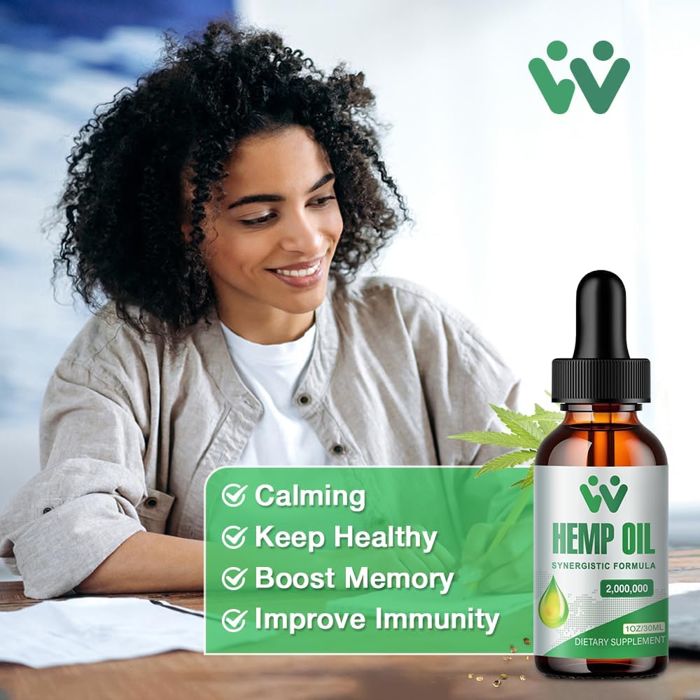 WACHRAY Hemp Oil Drops 3-Pack lifestyle routine at night