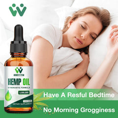 WACHRAY Hemp Oil Drops 2-pack box emphasizes value and potency