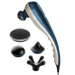 Wahl Deep Tissue Massager setup, ergonomic grip for easy home therapy sessions