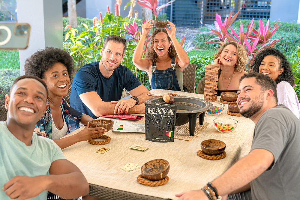 Farm scene underscores responsible sourcing from noble Fijian farmers.