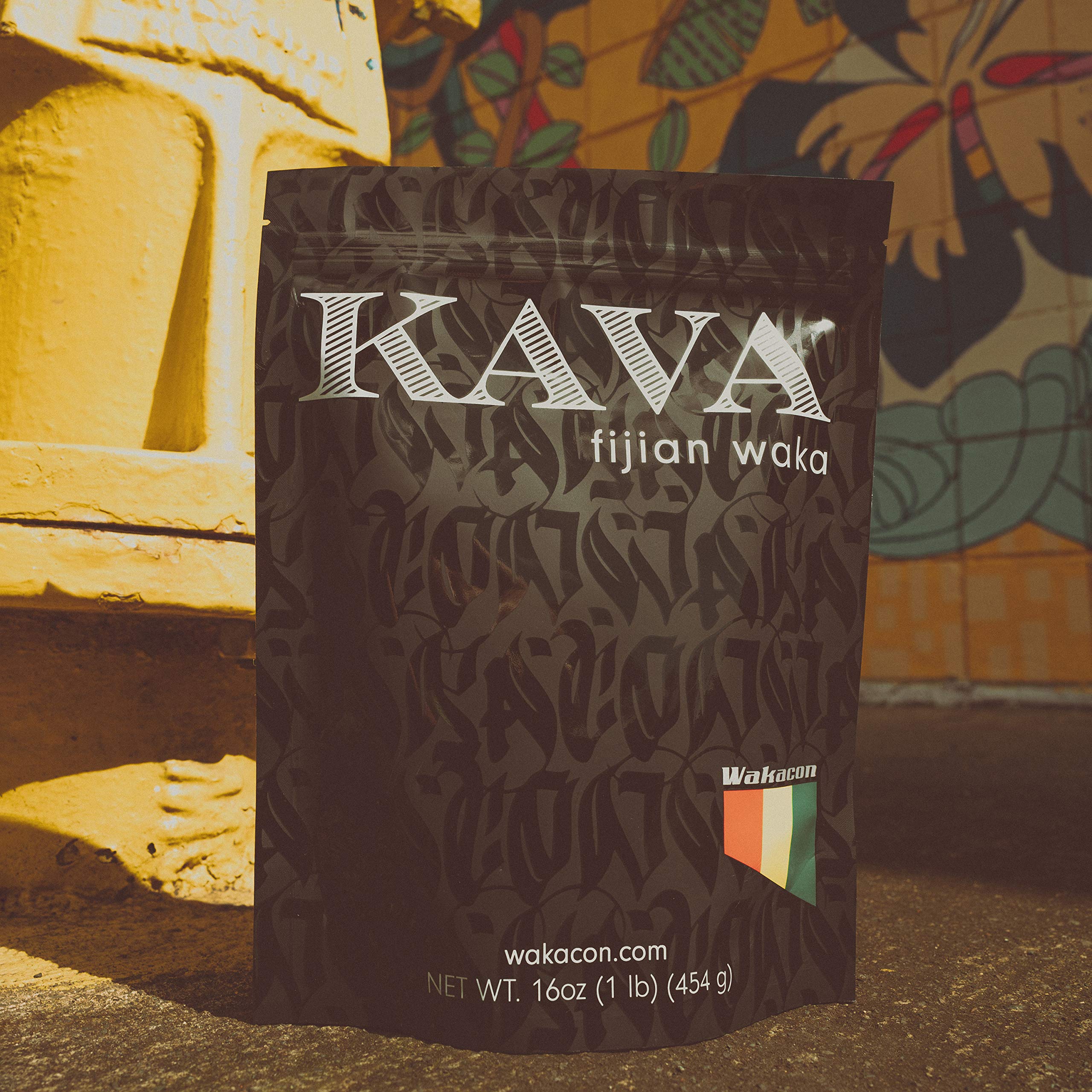 Ground natural roots reflect traditional, potent character of Wakacon powder.