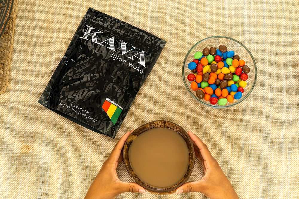 An evening routine with Wakacon Kava Waka Powder promotes relaxation.