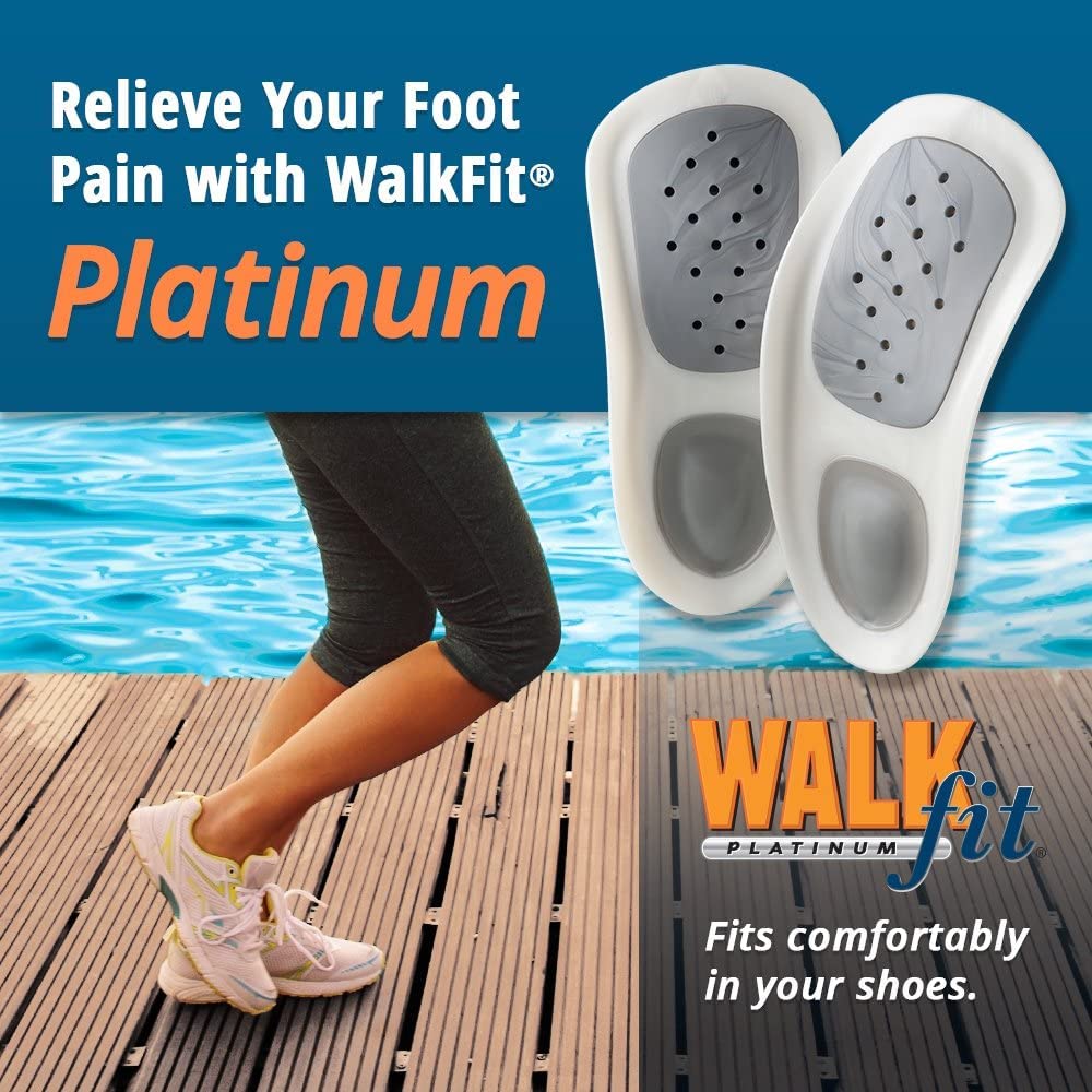 WalkFit Platinum gradual wear schedule guiding daily use.