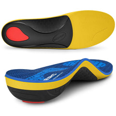 WalkHero heavy-duty insoles arch support close-up for stable, comfortable steps.