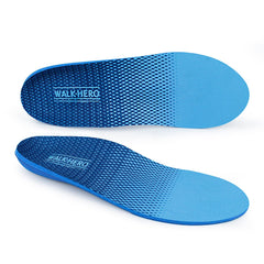 WalkHero plantar fasciitis insoles with arch support for improved alignment.