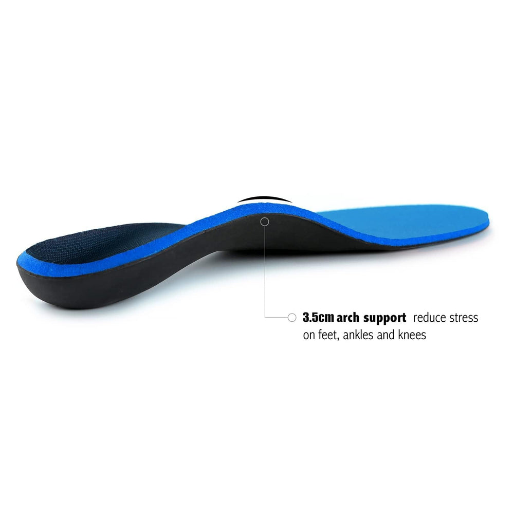 WalkHero premium EVA material absorbs shock and reduces foot fatigue.