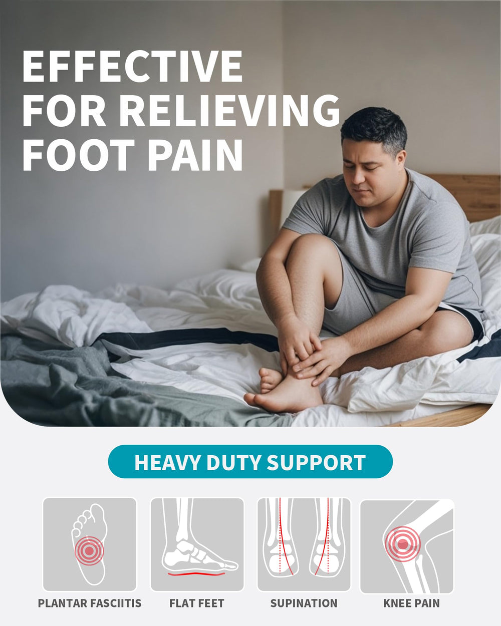 WalkHero shock-absorption feature reduces forefoot impact during daily steps