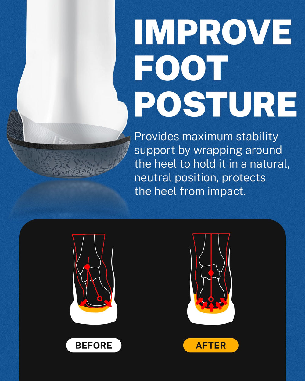WalkHero insoles fit a wide range of shoe types for daily use.