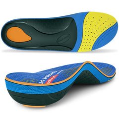 WalkHero work orthotic inserts with full-length foam provide all-day comfort and cushioning.