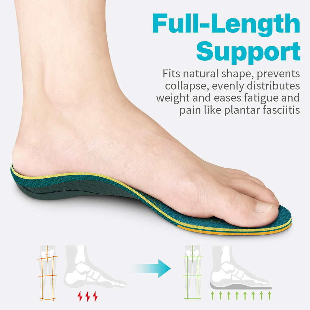 WalkHero Work heel cushion absorbs impact for softer landings.