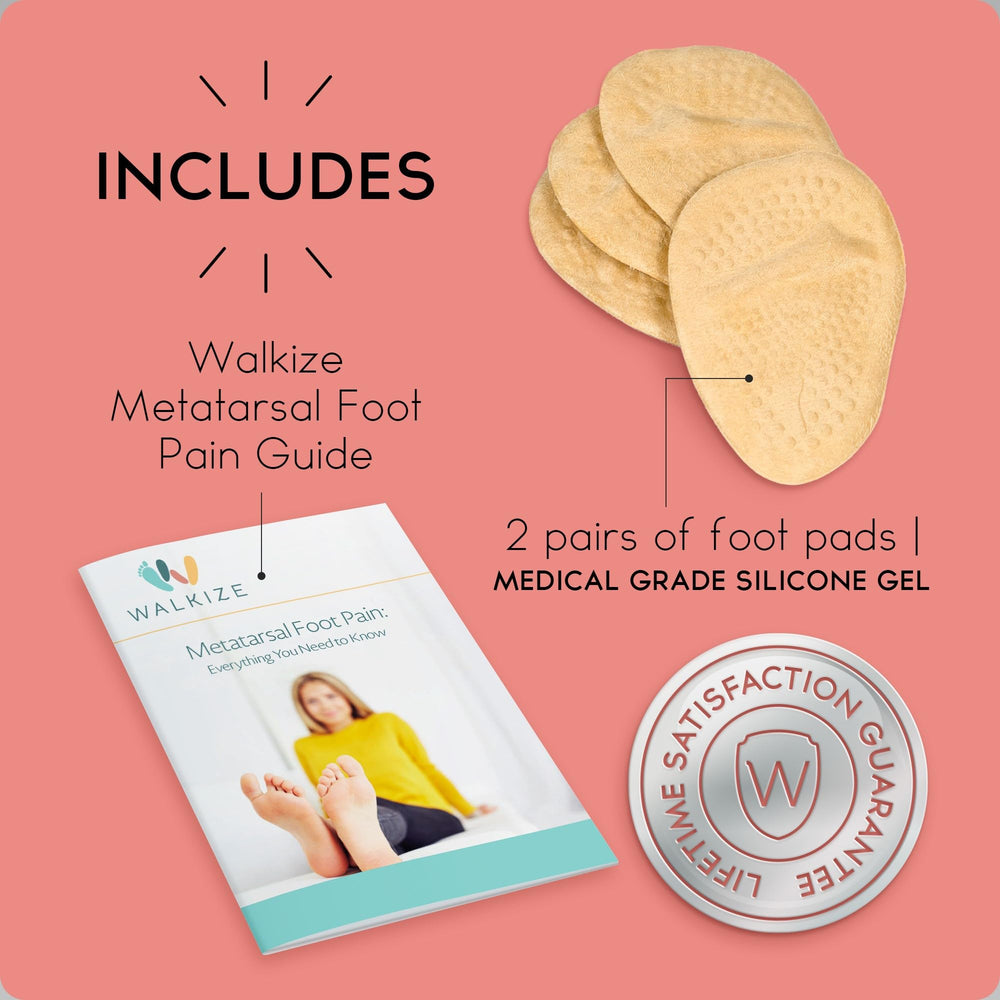 Walkize adhesive foot pads secure placement during long wear