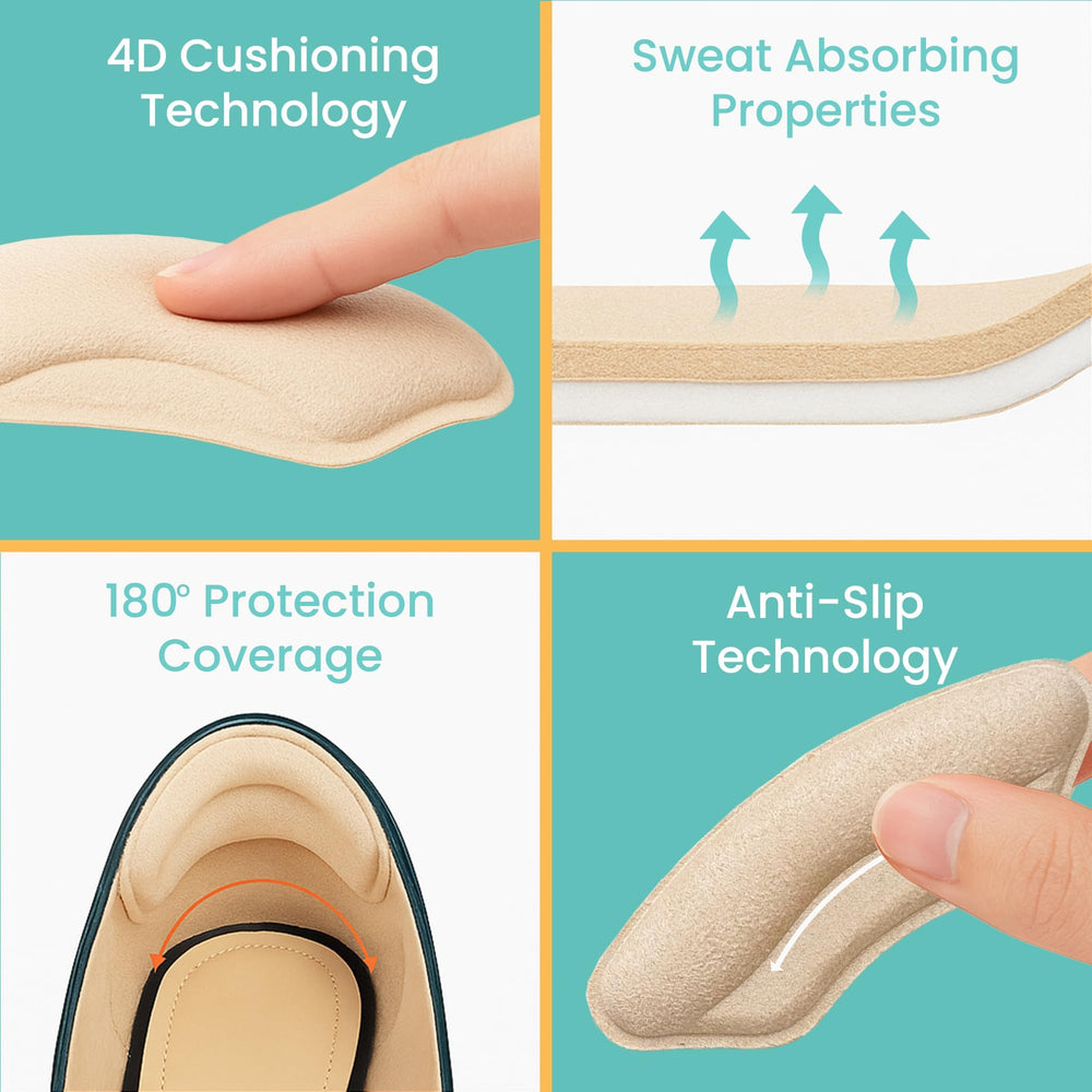 Walkize almohadillas adhesivas: ajuste firme en tacones.