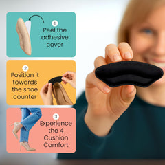 Walkize inserts tacones: comodidad duradera para todo el día.