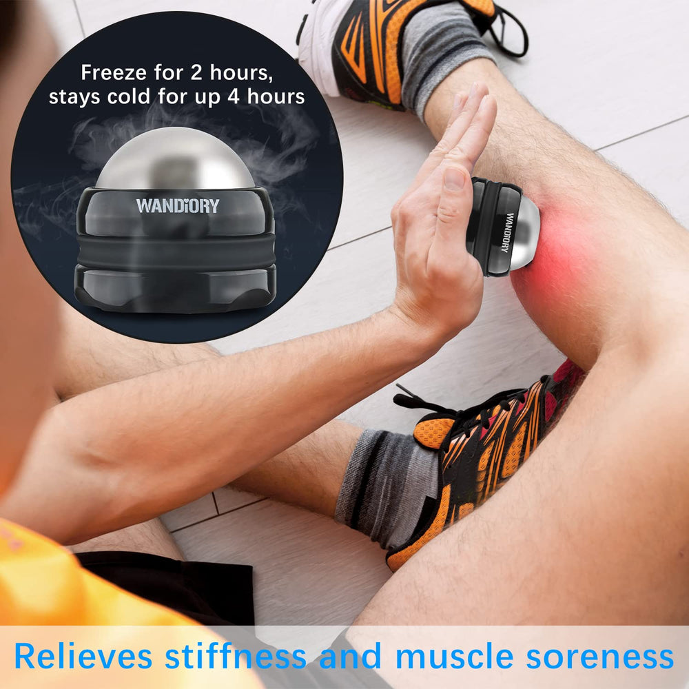 WANDiORY Ice Roller Ball compact design with grip for easy massage