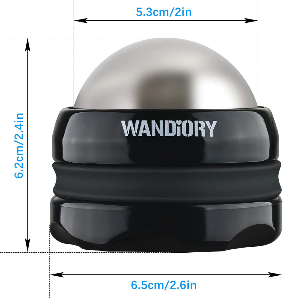 WANDiORY Ice Roller Ball use on neck and shoulders for relief