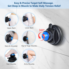 WANDiORY Origin Massager supports myofascial release and knot relief.