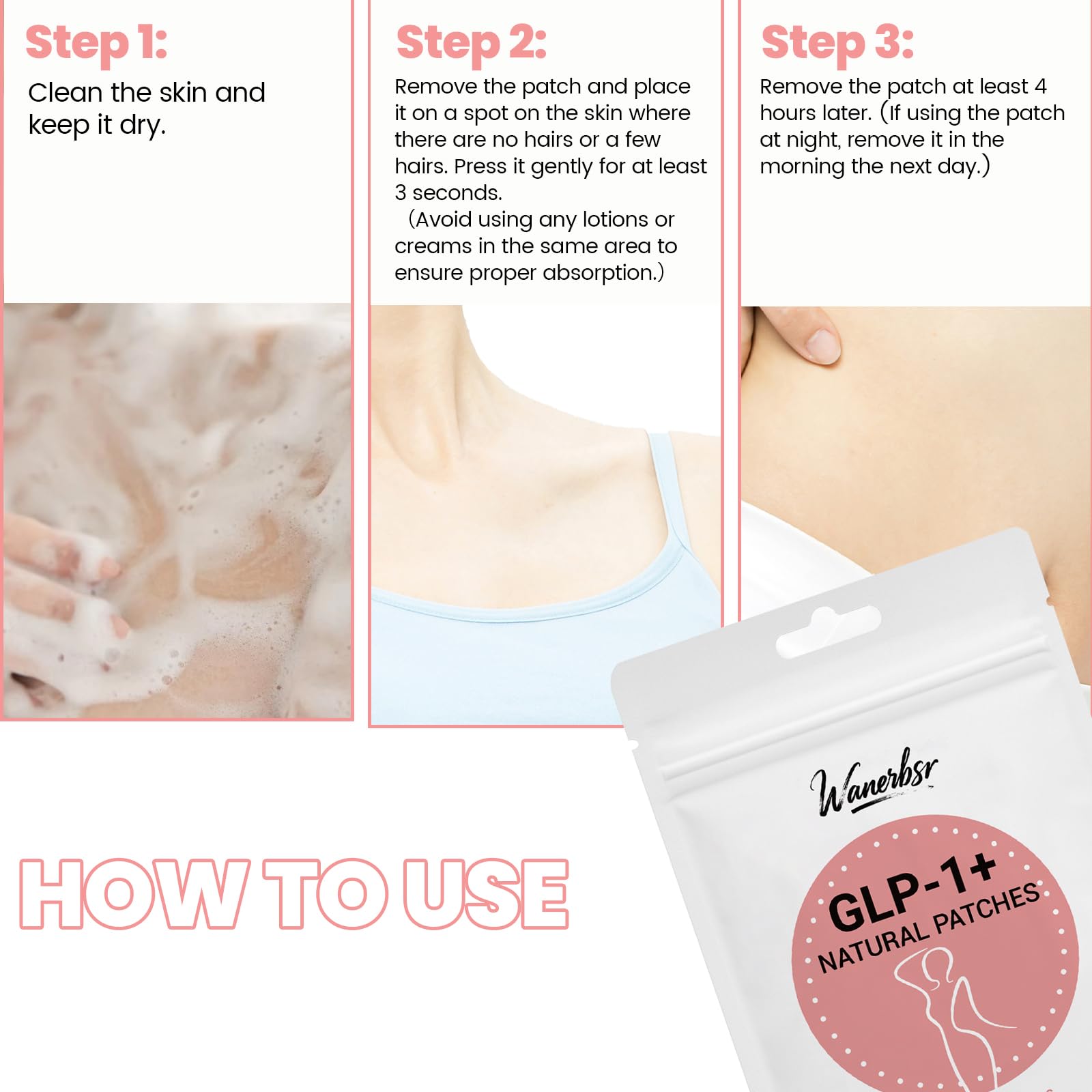Wanerbsr GLP-1 Patch provides all-day steady support through busy days.