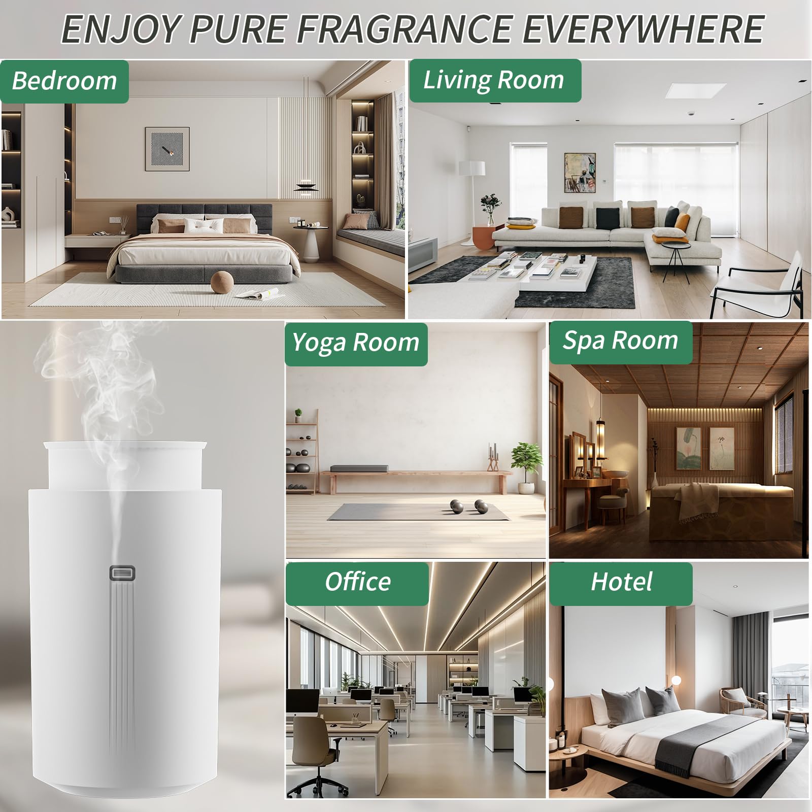 Wankeer Scent Air Machine suited for home, office, and spa environments.
