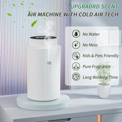 Wankeer Scent Air Machine side panel highlights simple, intuitive controls.