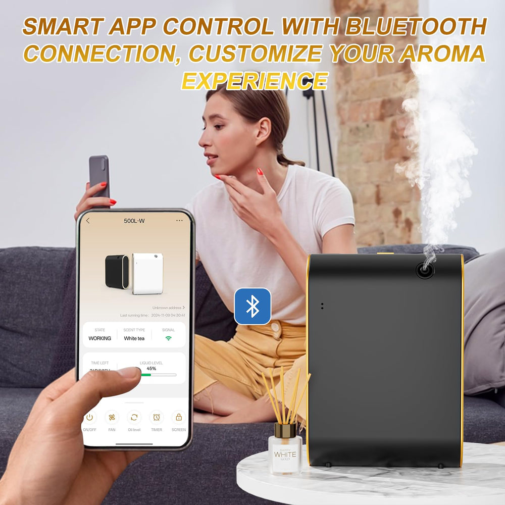 Wankeer 350ml capacity reservoir for long-lasting fragrance.