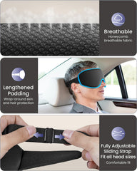 WAOAW sleep mask breathable cover feels soft and skin-friendly