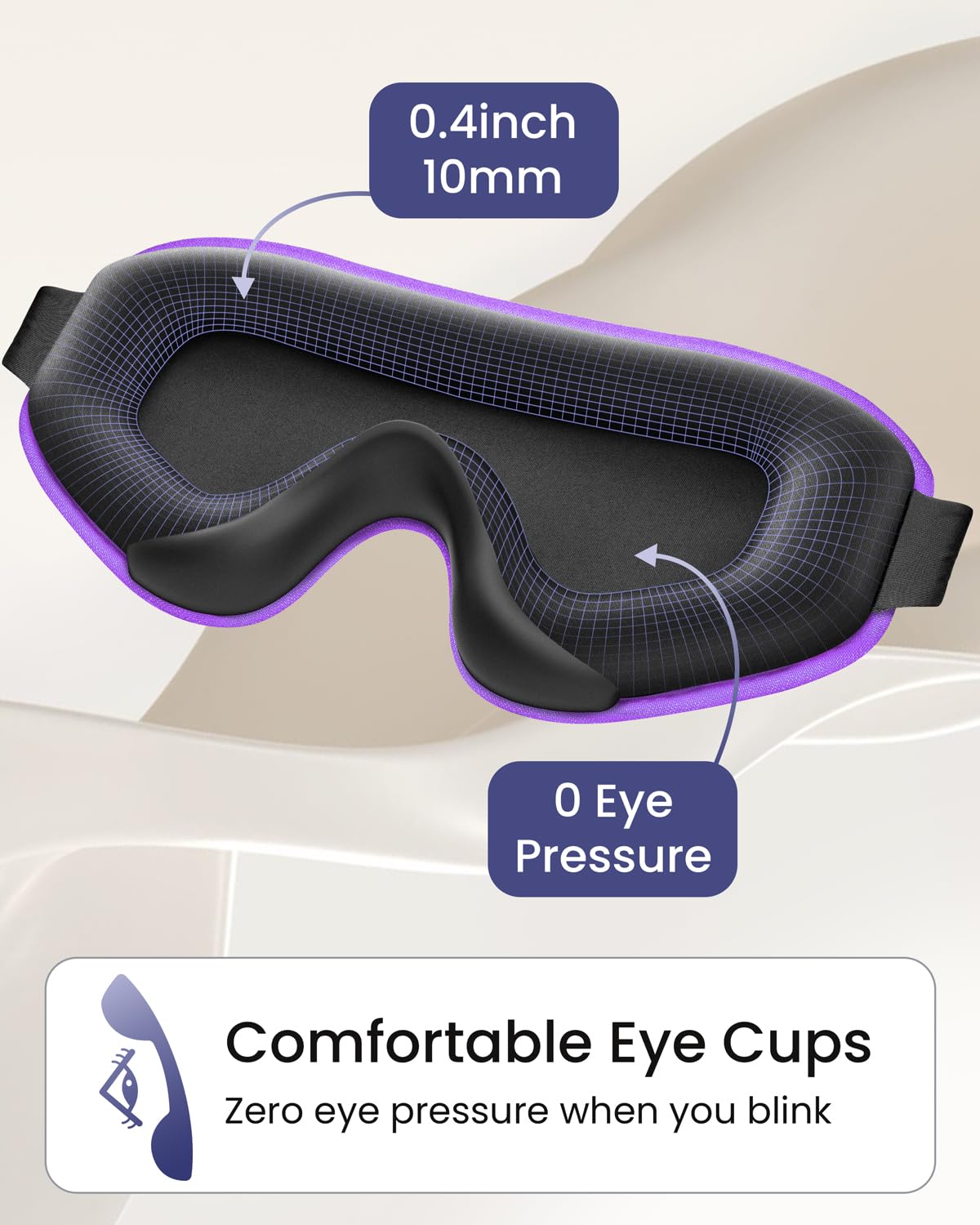 WAOAW sleep mask use-cases for travel, meditation, and sleep anywhere