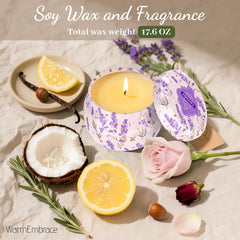 WarmEmbrace lemon candle adds bright, refreshing scent